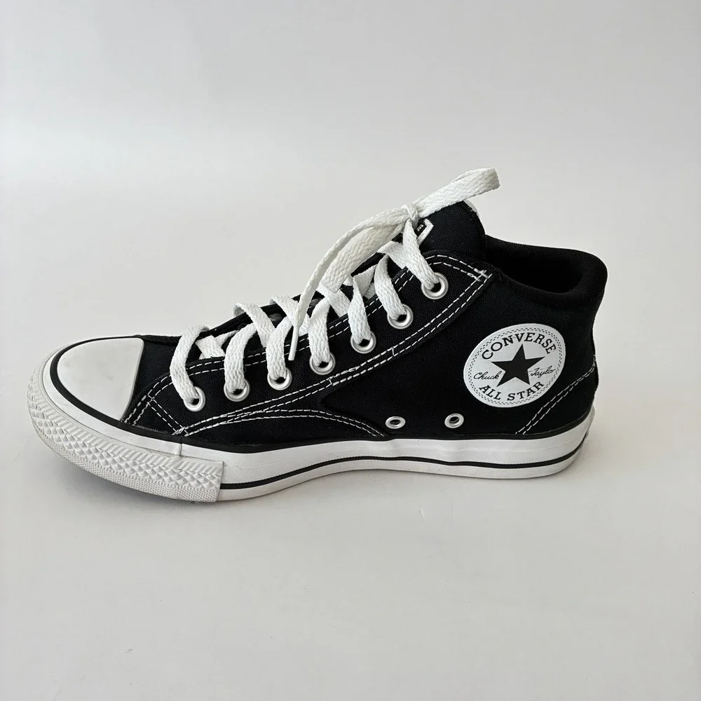 Converse Chuck Taylor All Star Malden Street Mid Canvas Sneakers Black Men's 7